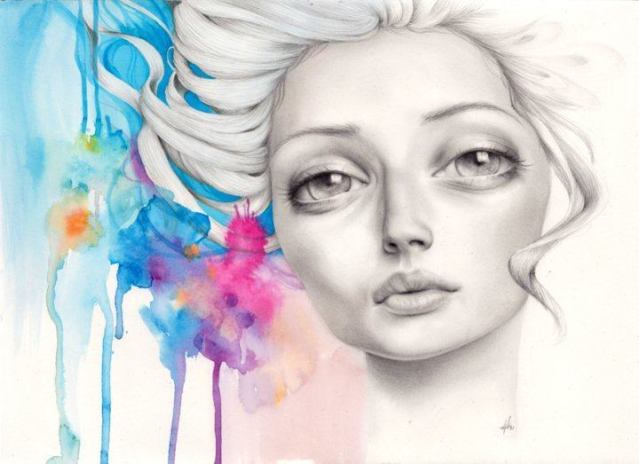 doe-eyes-expressive-painting-emotional-artistic-creative-paint-spill-splash-watercolor-woman-girl